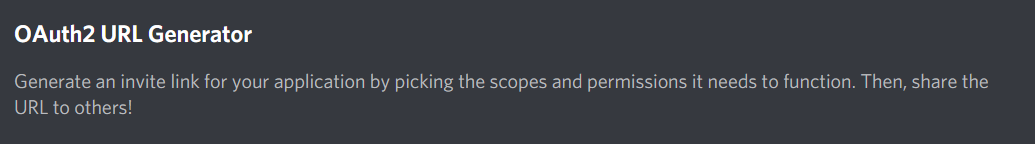 How the OAuth2 page should look like.